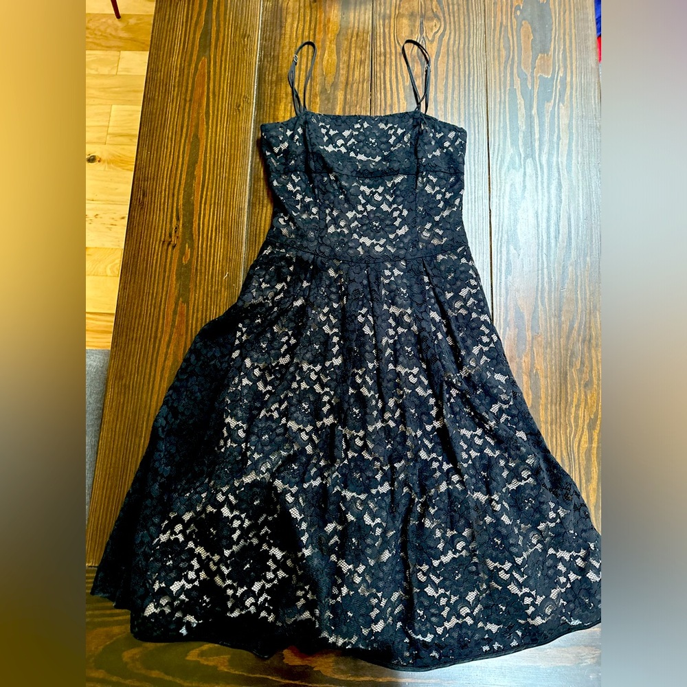 Black Lace Formal Dress